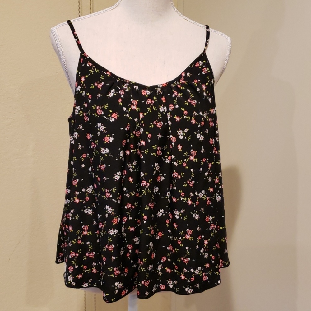 Express spaghetti  strap floral top Sz S
